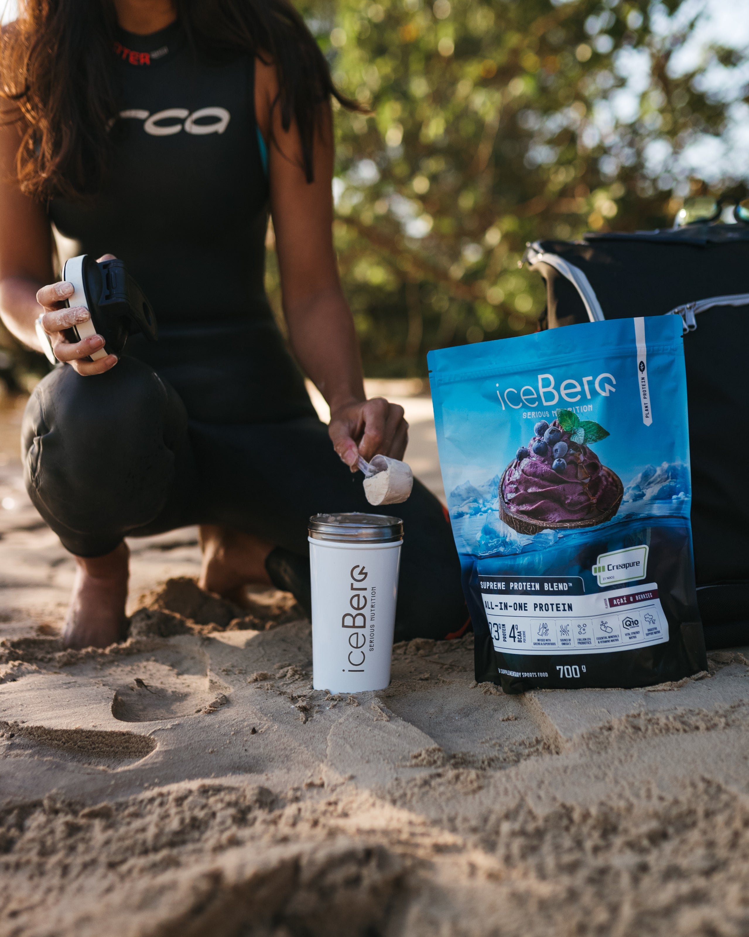 All-In-One Protein + Stainless Shaker