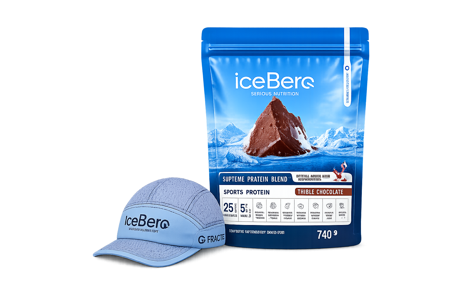 Sports Protein Pouch + FRACTEL CAP