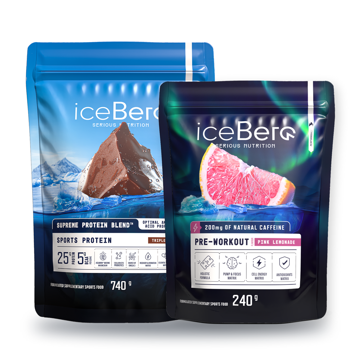 Sports Protein + Pre-workout Combo