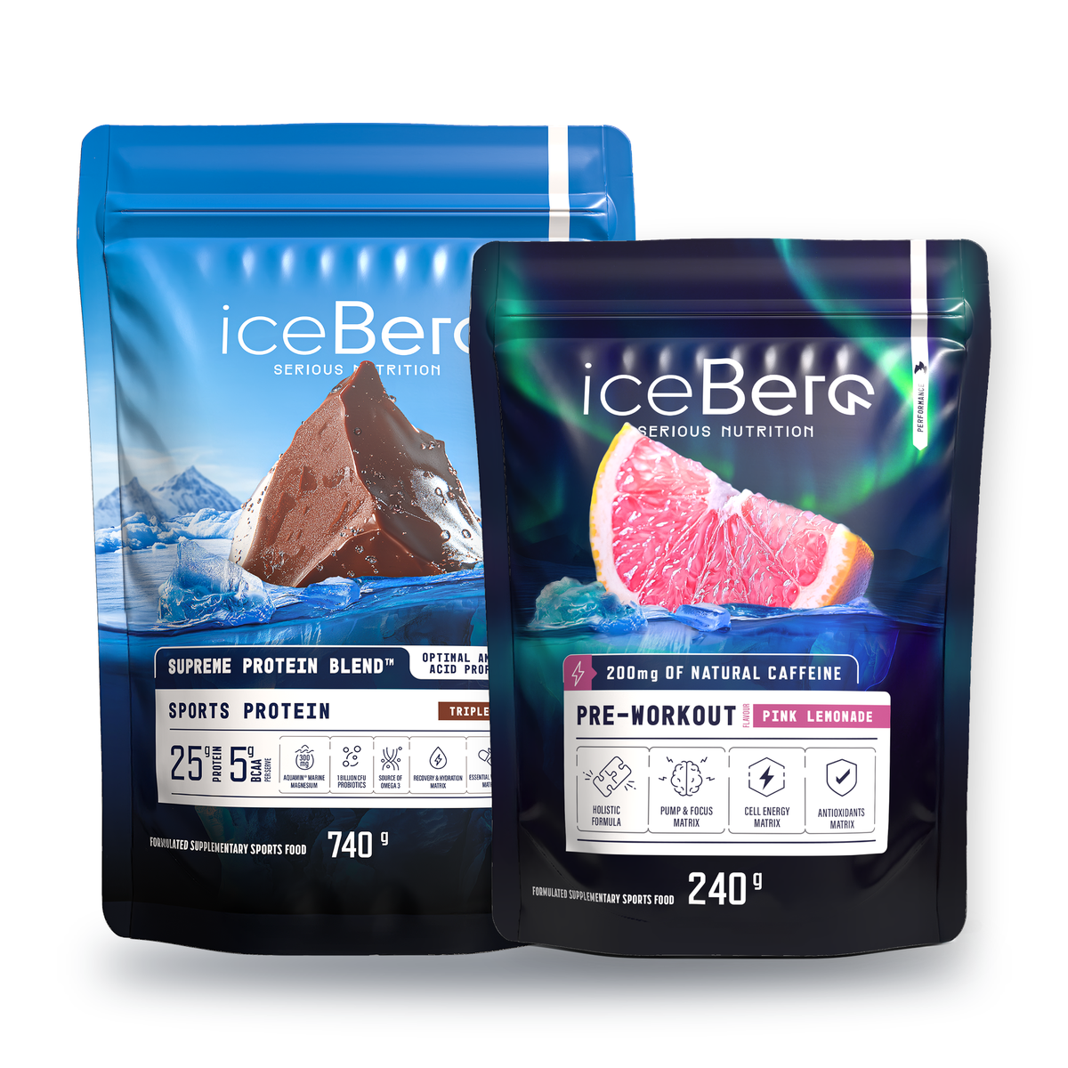 Sports Protein + Pre-workout Combo