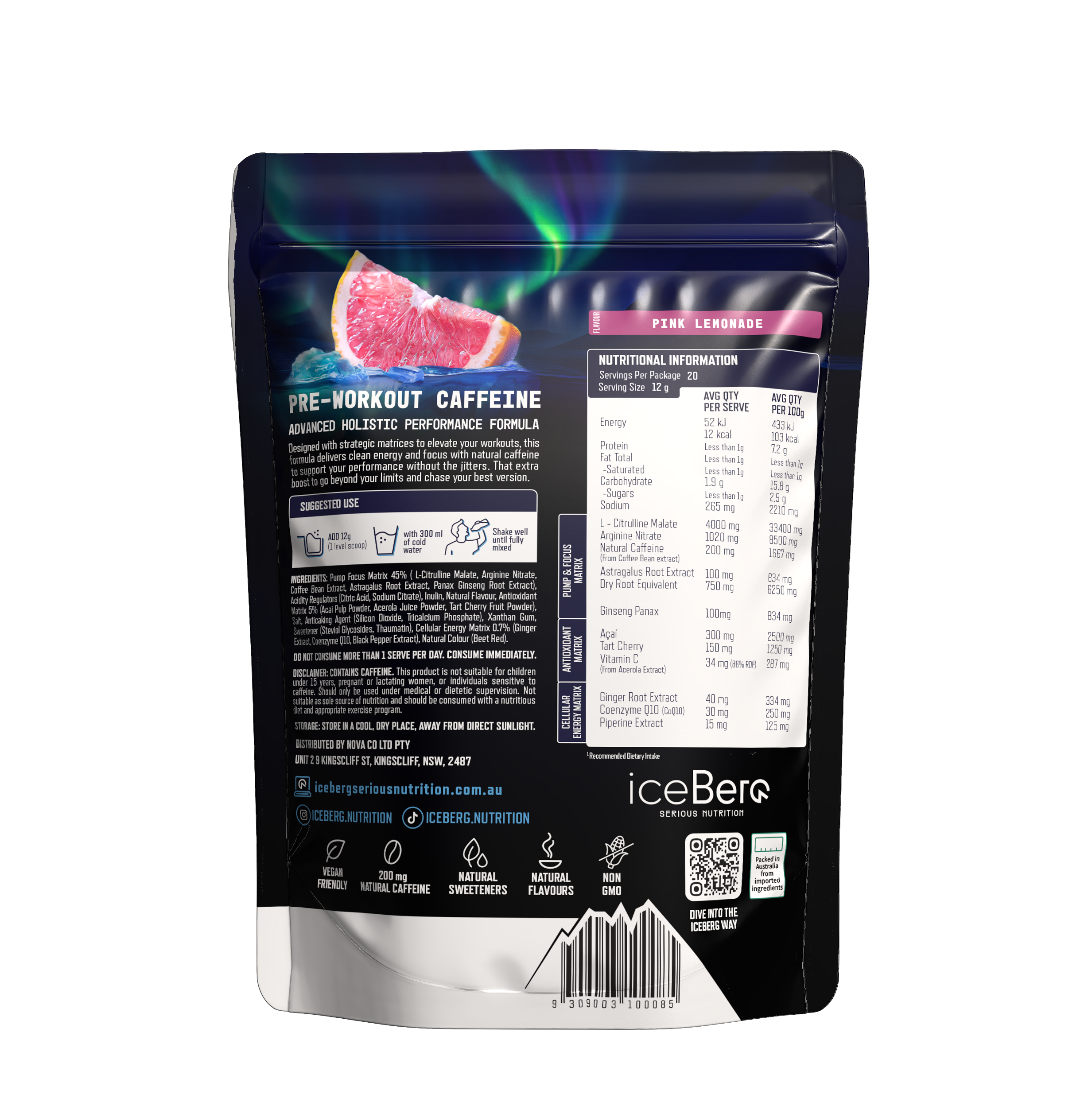 Pre Workout + Squeeze Bottle