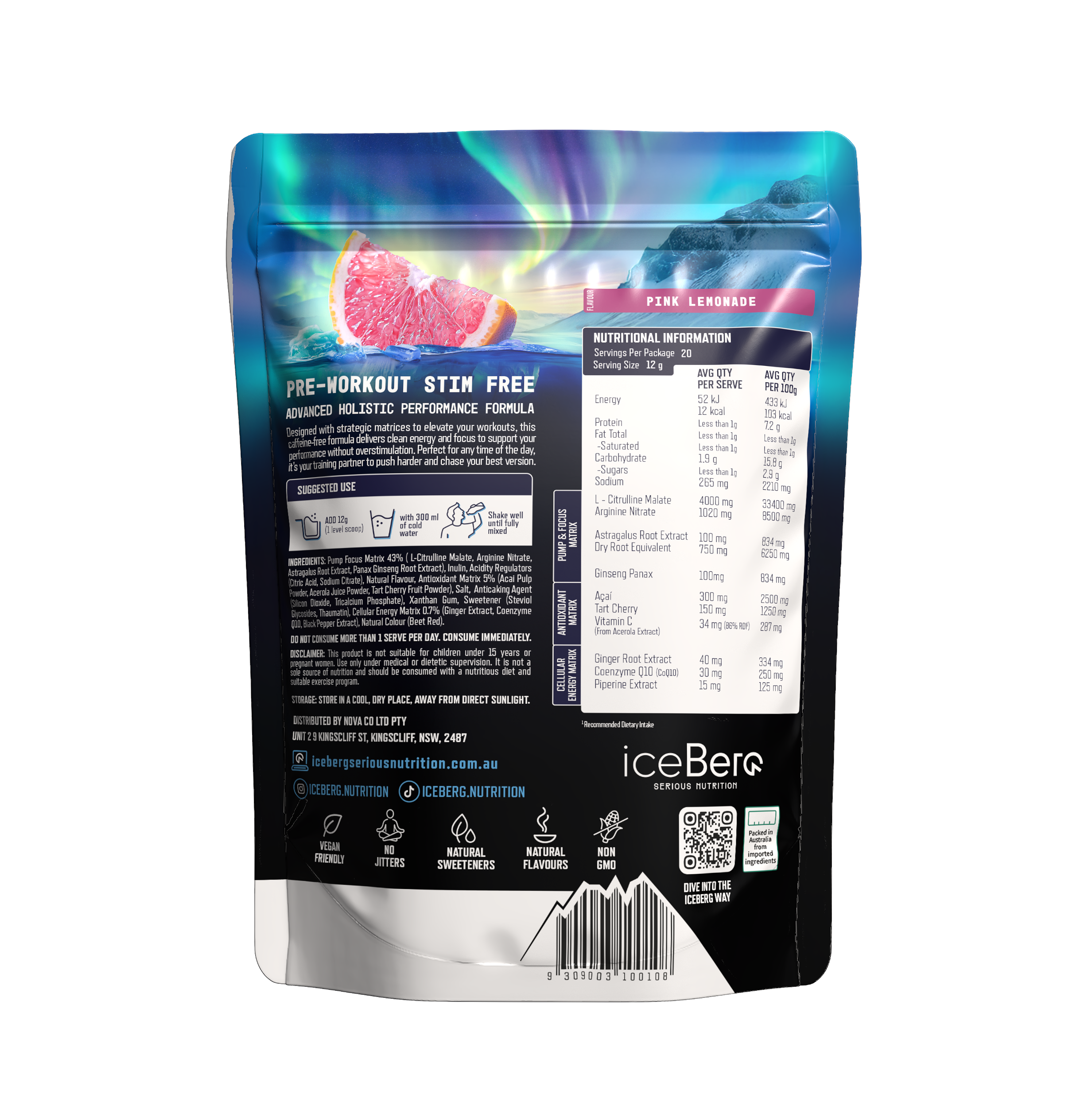 Pre Workout + Squeeze Bottle